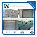 1X1X1m 2.7mm verzinkt dann PVC beschichtet Gabion Mesh